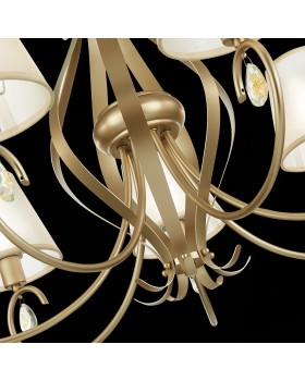 SLE111403-07 Люстра подвесная Шампань/Шампань E14 7*40W FOGGIA-foto6