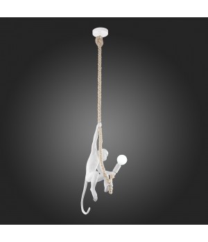 SLE115103-01 Светильник подвесной Белый E27 1*60W TENATO-foto3