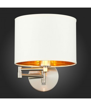 SLE300551-01 Бра Никель/Золотистый, Светло-бежевый E27 1*40W BRESCIA-foto6