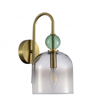 SL2000.211.01 Бра ST-Luce Золотистый/Дымчатый E14 1*40W GEA-foto2