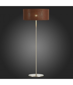SLE300595-01 Торшер Никель/Золотистый, Коричневый E27 1*40W BRESCIA-foto4