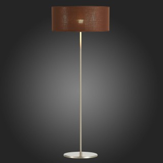 SLE300595-01 Торшер Никель/Золотистый, Коричневый E27 1*40W BRESCIA-foto4