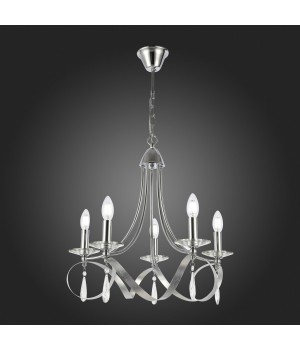 SLE120203-05 Светильник подвесной Хром E14 5*40W FILATTA-foto7