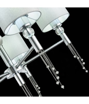 SLE105173-05 Светильник подвесной Хром/Серый E27 5*60W PRIMMA-foto9