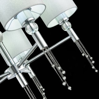 SLE105173-05 Светильник подвесной Хром/Серый E27 5*60W PRIMMA-foto9