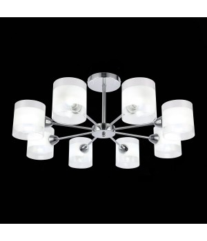 SLE102802-08 Люстра потолочная Хром/Прозрачный, Белый E14 8*40W MIENTO-foto4