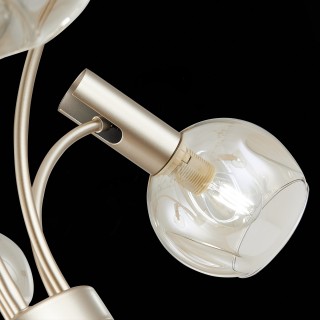 SLE104203-06 Люстра подвесная Шампань/Коньячный E14 6*40W BALCHINO-foto8