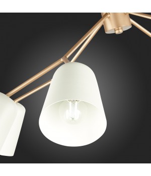 SLE155902-08 Люстра потолочная Золотистый/Белый E14 8*40W MARIO-foto18