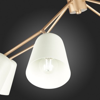 SLE155902-08 Люстра потолочная Золотистый/Белый E14 8*40W MARIO-foto18