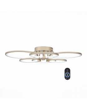 SL867.202.06 Люстра потолочная ST-Luce Золотистый/Белый LED 1*85W 3000K-6000K TWIDDLE DIMMER-foto17