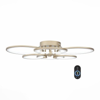 SL867.202.06 Люстра потолочная ST-Luce Золотистый/Белый LED 1*85W 3000K-6000K TWIDDLE DIMMER-foto17