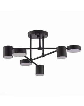 SLE201042-06 Люстра потолочная Черный/Черный LED 6*7W 4000K NOBEL-foto2