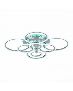 SLE500512-08RGB Светильник потолочный Хром/Белый LED 1*212W RGB 15W 3000-6000K CERINA-foto3