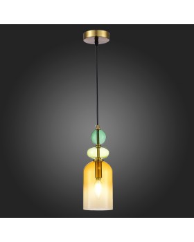 SL2000.213.01 Подвес ST-Luce Золотистый/Янтарный E14 1*40W GEA-foto5