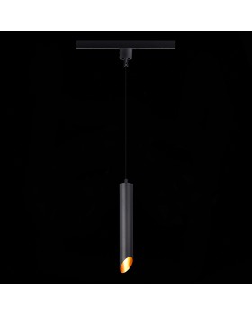 ST152.416.01 Светильник трековый Черный GU10 1*50W IP20 D60xH400 220V Без ламп Однофазная трековая система-foto3