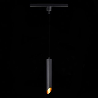 ST152.416.01 Светильник трековый Черный GU10 1*50W IP20 D60xH400 220V Без ламп Однофазная трековая система-foto3