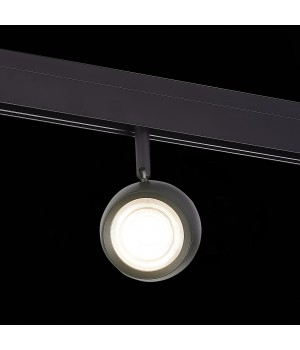 ST355.446.10 Магнитный трековый светильник Черный LED 1*10W 4000K 470Lm Ra>80 36° IP20 L120xW50xH176 48V SKYLINE 48-foto3
