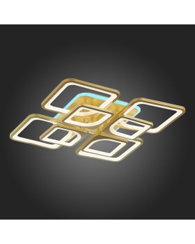 SLE500422-08RGB Светильник потолочный Золотистый/Белый LED 1*224W RGB 10W 3000-6000K VALIA-foto8