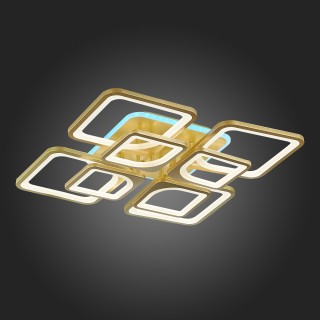 SLE500422-08RGB Светильник потолочный Золотистый/Белый LED 1*224W RGB 10W 3000-6000K VALIA-foto8