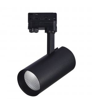 ST661.436.30 Св-к трек. Черный LED 1*30W 3000K 2 400Lm Ra>90 38° IP20 L170xW80xH245 165-265V Трехфазная трековая система-foto3