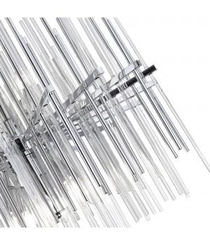 SL1628.103.12 Люстра подвесная ST-Luce Хром/Прозрачный, Хром E14 12*40W TERAMO-foto3