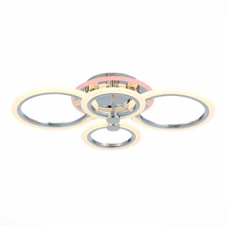 SLE500512-04RGB Светильник потолочный Хром/Белый LED 1*72W RGB 7W 3000-6000K CERINA-foto2