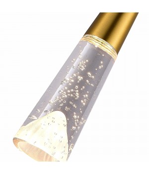 SL6111.203.01 Люстра подвесная ST-Luce Золотистый/Прозрачный LED 1*3W 3000K SOLLEN-foto3