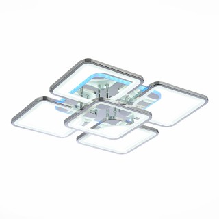 SLE500412-05RGB Светильник потолочный Хром/Белый LED 1*170W RGB 10W 3000-6000K VALIA-foto3