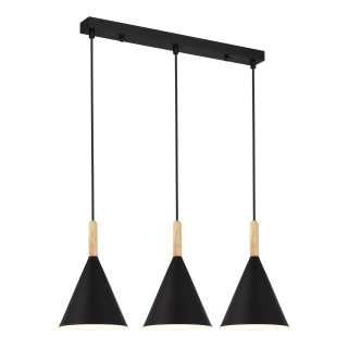 SLE1255-403-03 Светильник подвесной Черный/Черный E27 3*40W ARKET-foto3