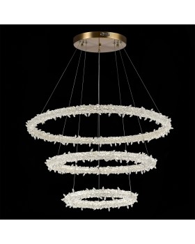 SL6105.203.03 Люстра подвесная ST-Luce Золотистый/Прозрачный LED 1*160W 3000 - 6500K Lucchero-foto9