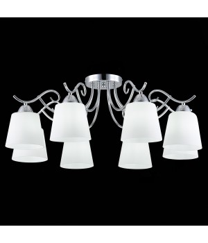 SLE103902-08 Люстра потолочная Хром/Белый E27 8*60W LIADA-foto9