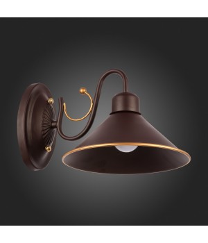 SLE120401-01 Светильник настенный Темно-коричневый/Черный E27 1*60W CIOLLA-foto8