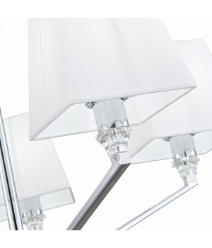 SLE107602-05 Люстра потолочная Хром/Белый E14 5*40W GRINDA-foto3