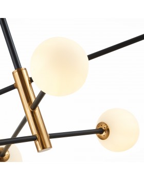 SLE220103-06 Светильник подвесной Черный, Бронза/Белый G9 6*5W ARCOLA-foto3