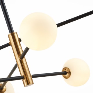 SLE220103-06 Светильник подвесной Черный, Бронза/Белый G9 6*5W ARCOLA-foto3