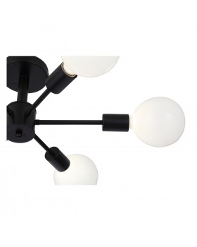 SL419.402.06 Люстра потолочная Черный E27 6*60W ANO-foto13