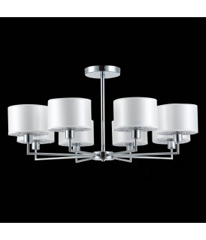 SLE105003-08 Люстра подвесная Хром/Белый E14 8*40W BELGE-foto5