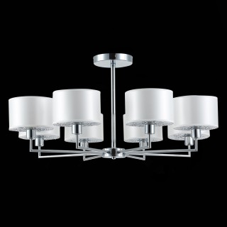 SLE105003-08 Люстра подвесная Хром/Белый E14 8*40W BELGE-foto5