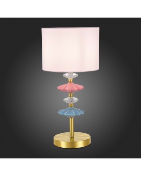 SLE1117-204-01 Настольная лампа Золотистый/Розовый E14 1*40W ATTIC-foto4