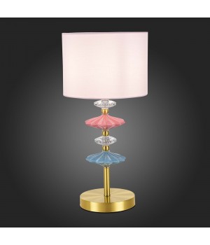 SLE1117-204-01 Настольная лампа Золотистый/Розовый E14 1*40W ATTIC-foto4