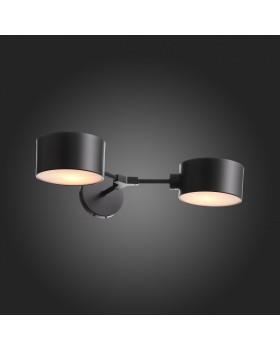 SLE183401-02 Светильник настенный Черный/Черный E14 2*60W GIMENTO-foto7