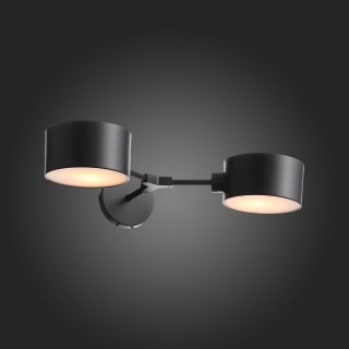 SLE183401-02 Светильник настенный Черный/Черный E14 2*60W GIMENTO-foto7