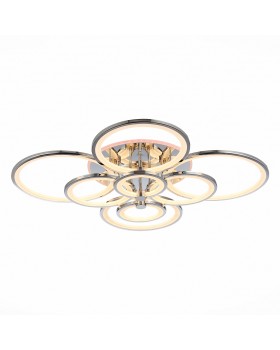 SLE200312-08RGB Светильник потолочный Хром/Белый LED 1*256W RGB 15W 3000-6000K LETO-foto2