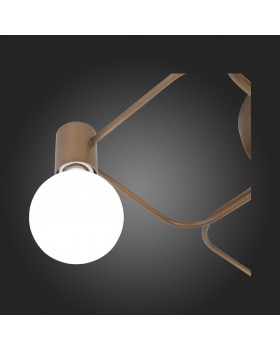 SL413.202.05 Люстра потолочная ST-Luce Латунь E27 5*40W TAVERE-foto4