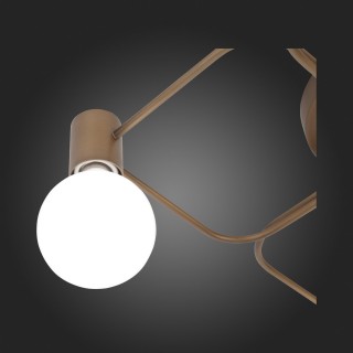 SL413.202.05 Люстра потолочная ST-Luce Латунь E27 5*40W TAVERE-foto4