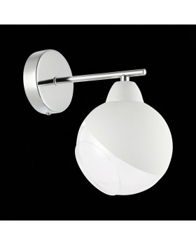 SLE102701-01 Бра Хром/Прозрачный, Матовый никель E14 1*40W GIORTE-foto4