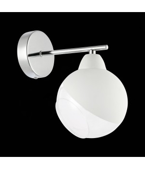 SLE102701-01 Бра Хром/Прозрачный, Матовый никель E14 1*40W GIORTE-foto4