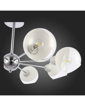 SLE102702-08 Люстра потолочная Хром/Прозрачный, Матовый никель E14 8*40W GIORTE-foto9