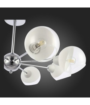 SLE102702-08 Люстра потолочная Хром/Прозрачный, Матовый никель E14 8*40W GIORTE-foto9