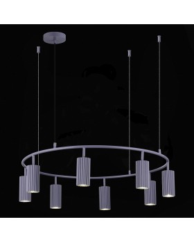 SL1213.703.08 Светильник подвесной ST-Luce Серый/Серый GU10 8*5W 4000K KENDO-foto5